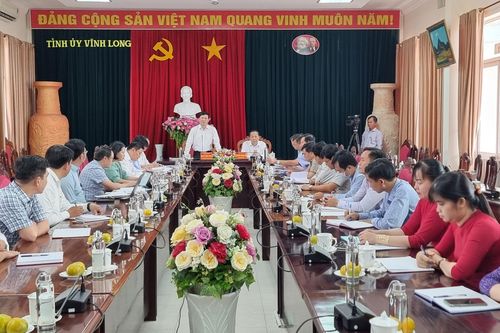 Ủy ban Kiểm tra Trung ương làm việc với tỉnh Vĩnh Long