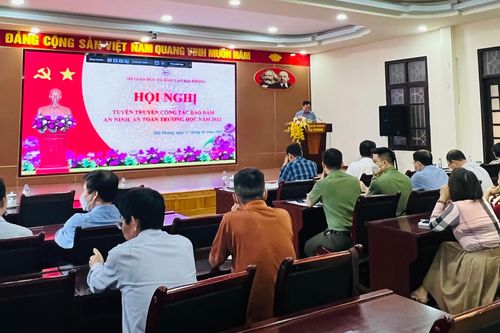 Tuyên truyền công tác đảm bảo an ninh, an toàn trường học
