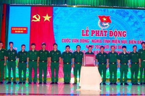 Tuổi trẻ BĐBP Quảng Ngãi hướng về Trường Sa thân yêu