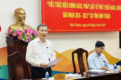 Bình Thuận kiến nghị sớm có Quy hoạch phát triển điện lực quốc gia thời kỳ 2021 - 2030, tầm nhìn 2045