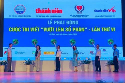 Phát động cuộc thi viết 'Vượt lên số phận' lần thứ VI