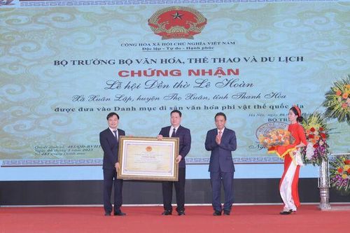 Lễ hội đền thờ Lê Hoàn trở thành di sản văn hóa phi vật thể quốc gia