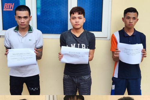 Công an huyện Triệu Sơn triệt xóa 2 điểm phức tạp về ma túy
