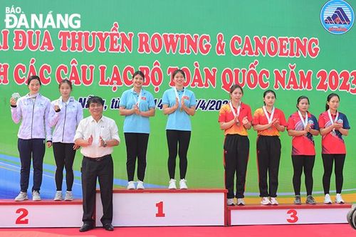 Đà Nẵng giành 10 huy chương vàng giải đua thuyền rowing và canoeing vô địch các CLB toàn quốc