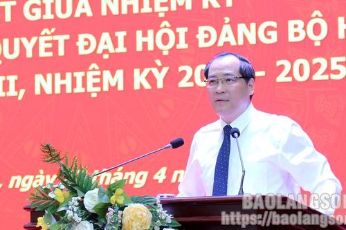 Bình Gia cần tiếp tục khai thác có hiệu quả tiềm năng, thế mạnh của huyện