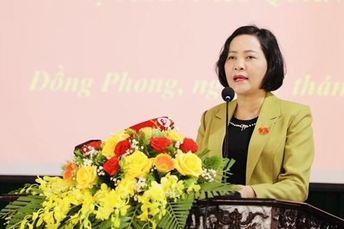 Trưởng Ban Công tác đại biểu Nguyễn Thị Thanh tiếp xúc cử tri tỉnh Ninh Bình