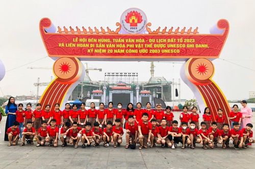Sôi nổi các hoạt động hướng về ngày Giỗ Tổ trong nhà trường