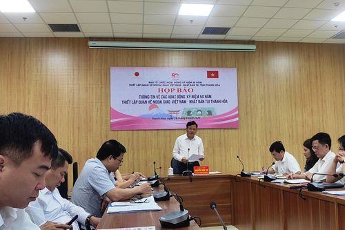 Họp báo kỷ niệm 50 năm quan hệ ngoại giao Việt Nam - Nhật Bản