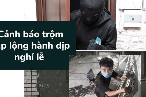 Cảnh báo trộm cắp 'lộng hành' dịp nghỉ lễ