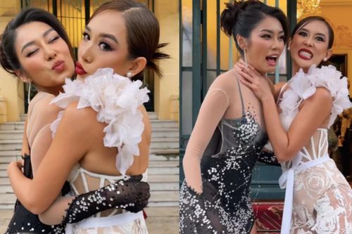 Thảo Nhi Lê tạo 7749 dáng lầy lội bên Á hậu 2 Miss Charm: Kho meme đây rồi