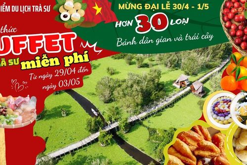 Trà Sư - 'Thiên đường' cho mùa lễ 30/4 -1/5