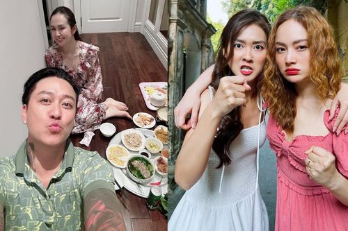Sao Việt 28/4: Tuấn Hưng cách ly cùng bà xã, Lan Phương nhí nhảnh bên 'em dâu'
