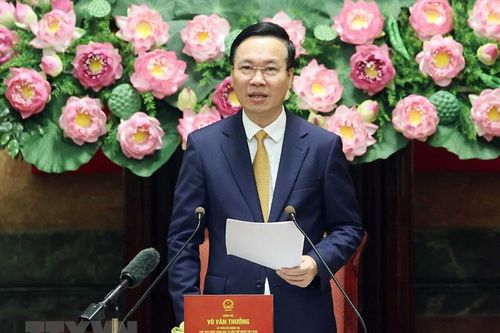 Chủ tịch nước Võ Văn Thưởng tiếp Ban liên lạc Mặt trận Tây Nguyên B3 - Quân đoàn 3