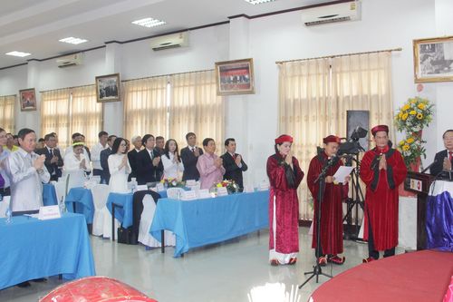 Trang trọng Lễ Giỗ Tổ Hùng Vương tại Lào