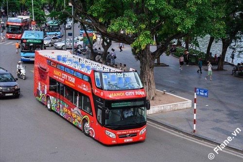 Xe buýt 2 tầng Hà Nội phục vụ du khách miễn phí trong thời gian nghỉ lễ