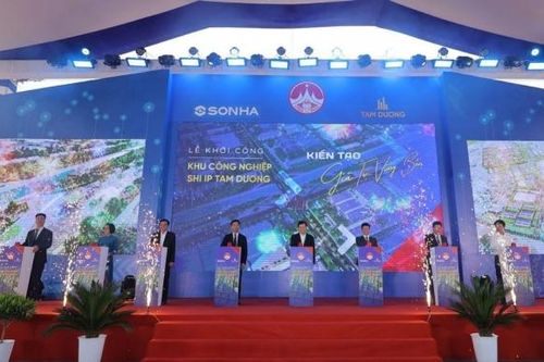 Khởi công Khu công nghiệp SHI IP Tam Dương