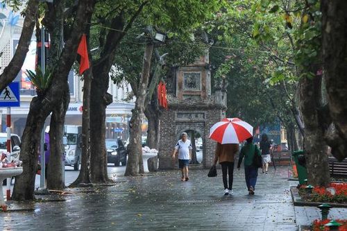 Bắc Bộ giảm nhiệt, có mưa diện rộng