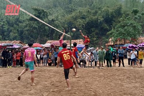 Sôi nổi giải bóng chuyền nam – nữ huyện Quan Sơn mở rộng 2023