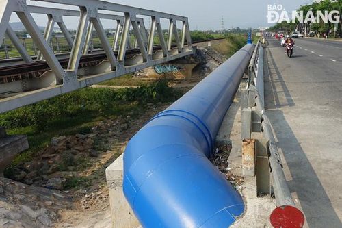 Sông Cẩm Lệ nhiễm mặn, Dawaco vận hành 2 trạm bơm và tuyến ống chuyển tải nước thô