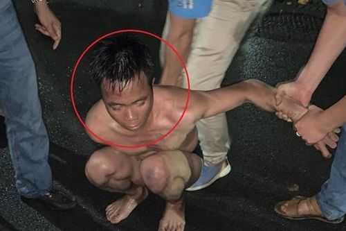 Đối tượng truy nã đặc biệt nguy hiểm lẩn trốn dưới lòng hồ