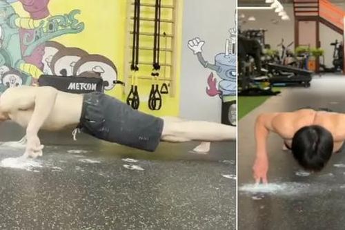 Chàng trai hít đất bằng 4 ngón tay, xác lập kỷ lục mới trên thế giới
