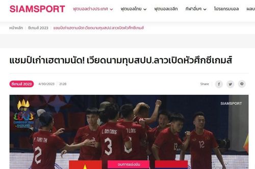 Báo Đông Nam Á nói về trận thắng của U22 Việt Nam; Messi mất hút trong trận thua của PSG
