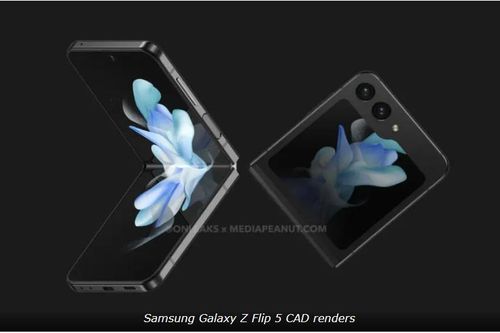 Rò rỉ hình ảnh CAD của Galaxy Z Flip 5 với phần màn hình phụ được thiết kế hoàn toàn mới