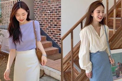 4 kiểu áo thêm ý tưởng sang xịn với chân váy dài