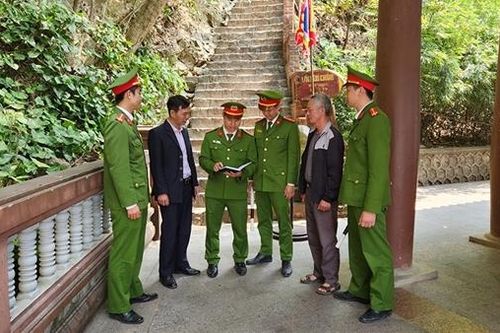 Công an xã giữ bình yên vùng đất thiêng Yên Tử