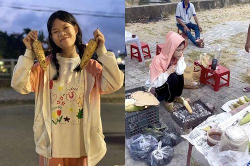 Thanh Nga Bento bán ngô nướng lề đường lo cho bố ung thư