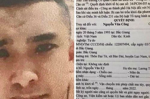 Truy nã đối tượng vận chuyển hơn 7 kg ma túy tổng hợp