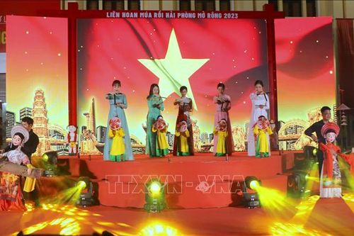 Khai mạc Liên hoan múa Rối Hải Phòng mở rộng 2023