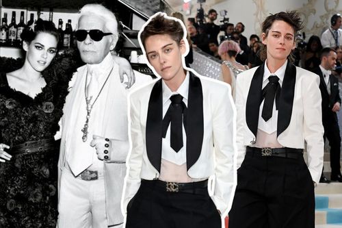 Nàng thơ Kristen Stewart hóa tomboy để tưởng nhớ NTK Karl Lagerfeld