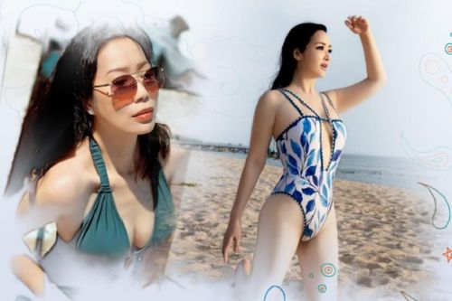 Bước sang tuổi U60, hai nàng hậu vẫn tự tin diện bikini khoe vóc dáng