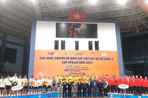 Đội tuyển nữ Việt Nam vô địch Giải bóng chuyền các câu lạc bộ châu Á Cup VTVCab
