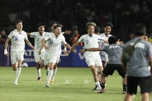 SEA Games 32: U22 Philippines tạo bước ngoặt tại bảng A