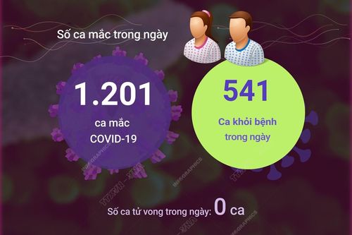 Ngày 3/5/2023: Có 1.201 ca mắc mới COVID-19, 541 F0 khỏi bệnh