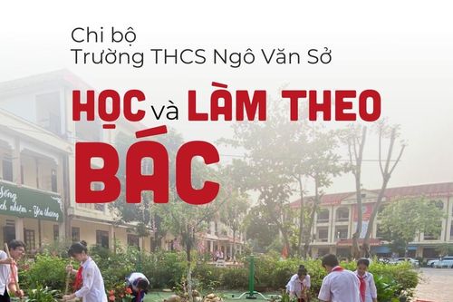 Chi bộ Trường THCS Ngô Văn Sở học và làm theo Bác