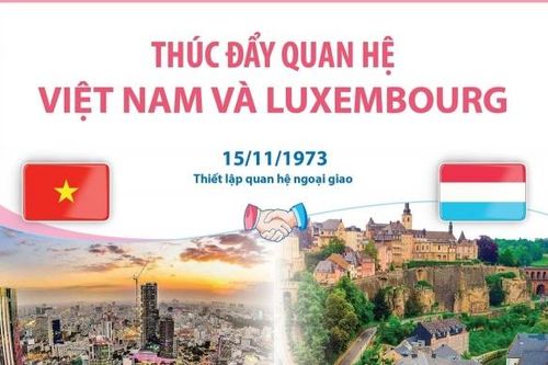 Thúc đẩy quan hệ Việt Nam và Luxembourg