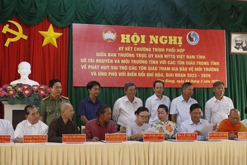 Kiên Giang tiếp tục phát huy vai trò của các tôn giáo trong bảo vệ môi trường