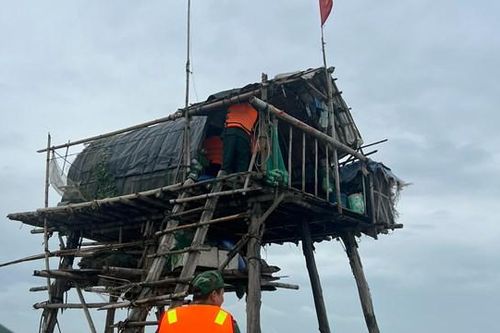 Hải Phòng: Cưỡng chế, khắc phục vi phạm hành chính khu vực biển huyện Kiến Thụy