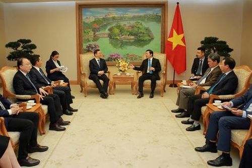 Phó Thủ tướng Trần Hồng Hà tiếp lãnh đạo 2 doanh nghiệp lớn của Trung Quốc, Nhật Bản
