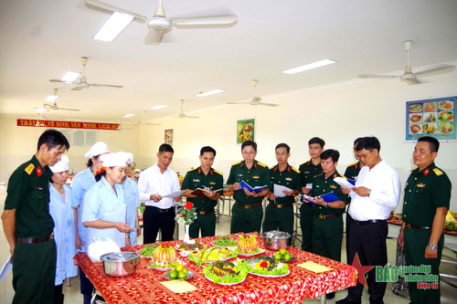 Trường Sĩ quan Thông tin tổ chức Hội thi nấu ăn năm 2023