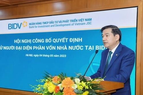 NHNN cử người đại diện phần vốn nhà nước tại BIDV