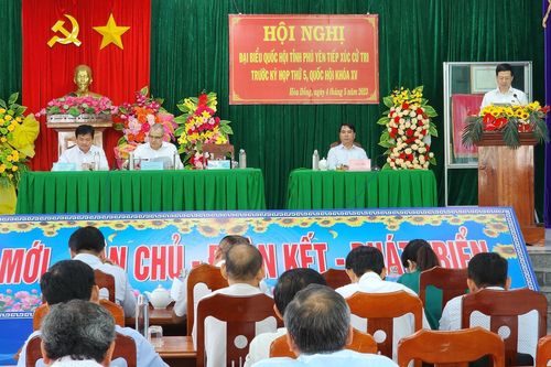 Đoàn ĐBQH tỉnh Phú Yên tiếp xúc cử tri trước Kỳ họp Quốc hội