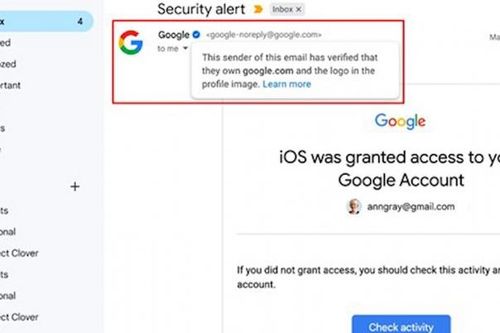 Google công bố tích xanh nhằm xác nhận tài khoản gmail