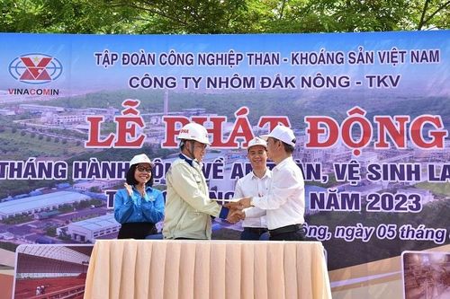 Nhôm Đắk Nông phát động tháng an toàn lao động