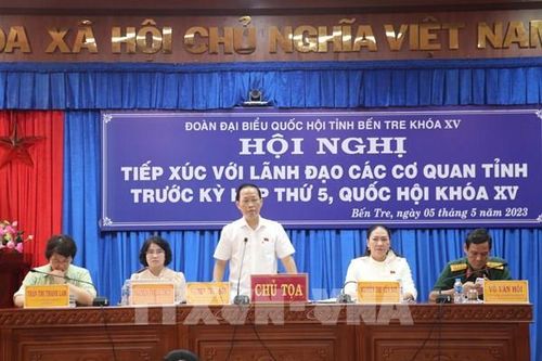Cử tri Bến Tre kiến nghị nhiều vấn đề liên quan đến môi trường