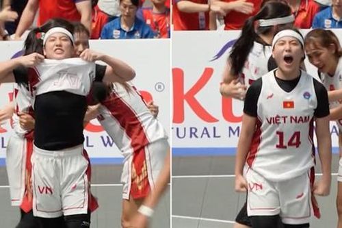 Màn ăn mừng 'hổ gầm' cực ấn tượng của Trương Twins tại SEA Games 32