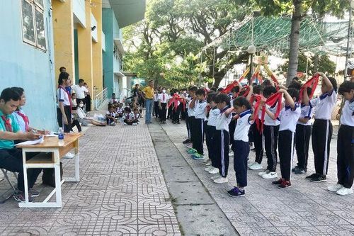 Hơn 500 thiếu nhi huyện Tri Tôn tham gia thi nghi thức Đội